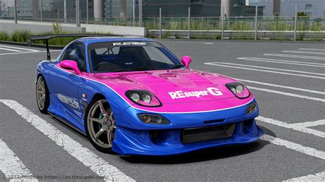 突撃アセットコルサ AssettoCorsa on Twitter RX 7 FD3S RE雨宮 Mazda RX 7 FD3S