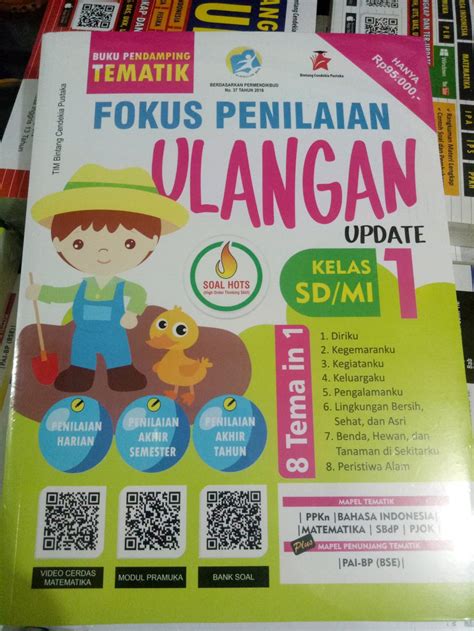 Buku Latihan Ulangan Tematik Kelas 1 Sd Buku Latihan Soal Tematik Sd