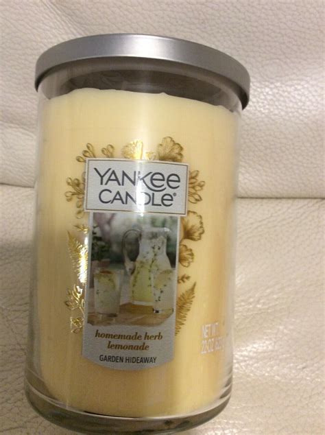 Yankee Candle Homemade Herb Lemonade Large Tumbler 22oz 2 Wick NEW