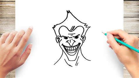 Joker Drawing Step By Step