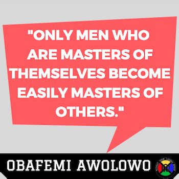 Obafemi Awolowo Quote Masters - Respect Your Legacy Books