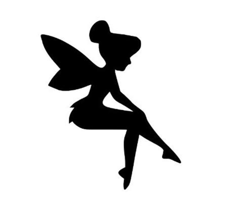 Tinkerbell Silhouette Stencil Artofit