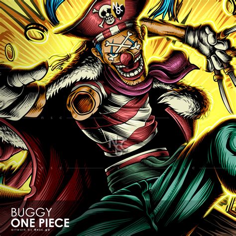 Buggy One Piece by NSC.gd on Dribbble