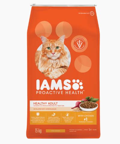 Iams Proactive Health Healthy Adult Dry Cat Food With Chicken Kg Lazada