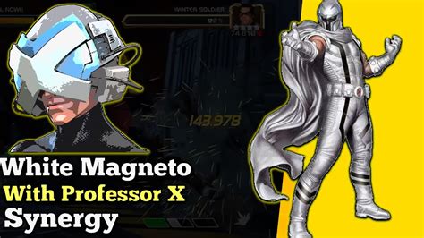 White Magneto With Professor X Synergy 6 R2 Magneto Marvel Now Gameplay New Intro Mcoc