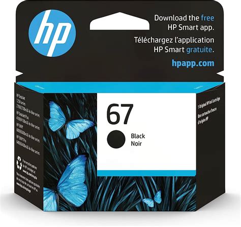 67 Ink Cartridges For Hp 67 Black Ink Cartridge 1 Black