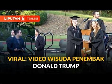 Viral Video Momen Wisuda Pelaku Penembakan Donald Trump Thomas