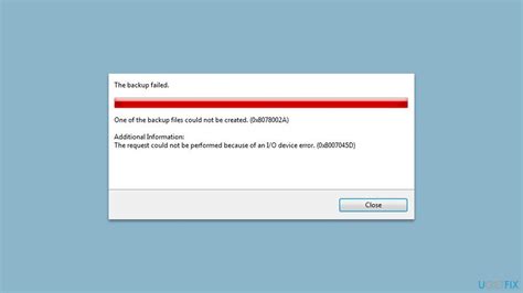 How To Fix Windows Backup Error Code X A