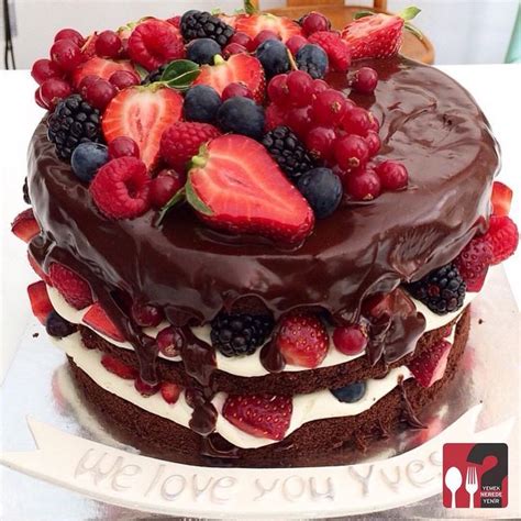 Orman Meyveli Naked Cake Cutie Cake Co İstanbul Arnavutköy