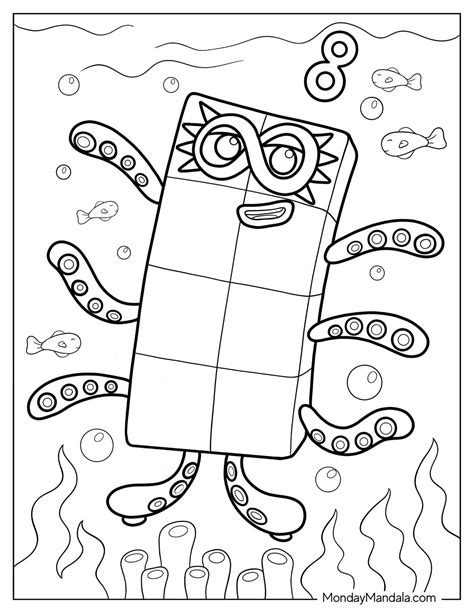 28 numberblocks coloring pages free pdf printables – Artofit