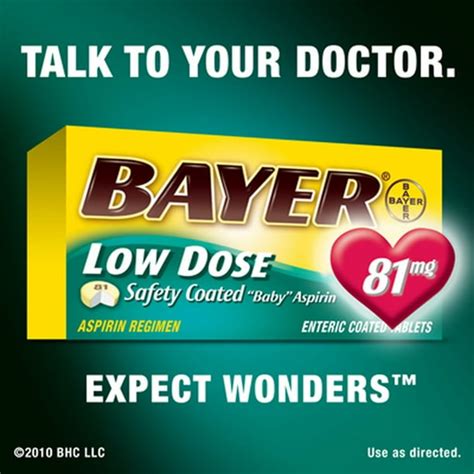 Bayer Low-Dose 81mg Aspirin Tablets, 400 ct. - Walmart.com - Walmart.com