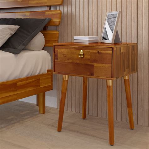 Bme Alden Solid Wood Nightstandside Tableend Table Fully Assembled