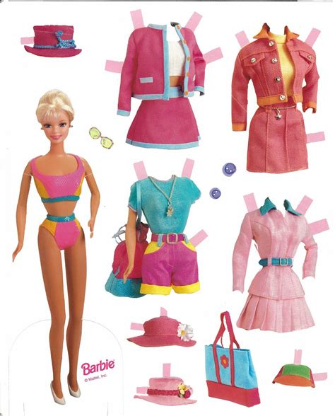 Miss Missy Paper Dolls Paper Doll Barbie Bonecas De Papel Vintage Brinquedos De Papel E