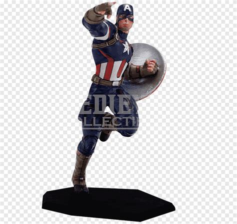 Captain America Figurine Statue Metal Lego Minifigure Captain America