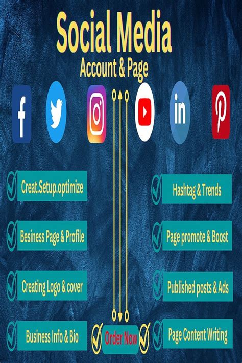 I Will Create And Set Up All Social Media Business Accounts Social