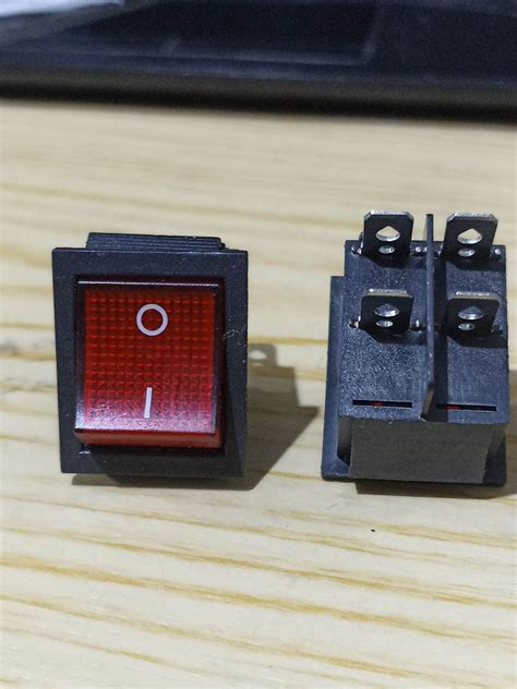 Saklar Rocker Switch Besar Lampu 4 Pin 4Kaki ON OFF Lazada Indonesia