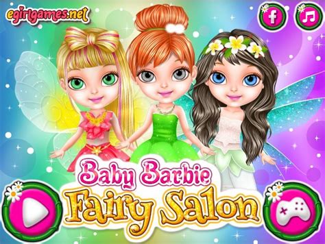 Baby Barbie In The Fairy Salon Game - Fun Girls Games