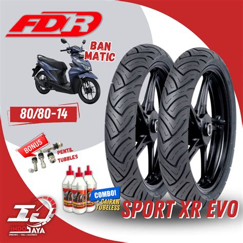 FREE PENTIL BESI BAN LUAR FDR SPORT XR EVO 80 80 14 RING 14 14