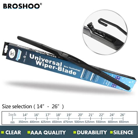 Broshoo Car Wiper Blade U Hook Natural