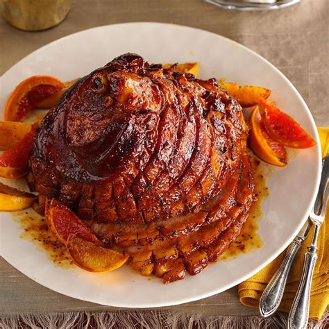 Orange And Ginger Glazed Ham Recipe