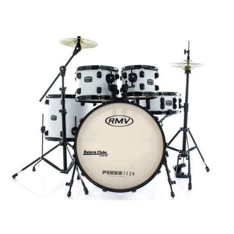 Bateria Rmv Fibertech Silky Branca Completa Banco