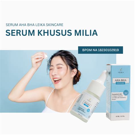 Jual Sangat Ampuh Pembersih Milia Ampuh Serum Aha Bha Khusus Milia