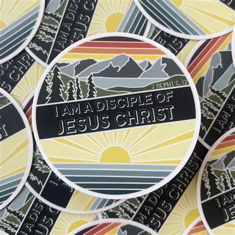 2024 Lds Youth Theme Sticker Sets I Am A Disciple Of Jesus Christ 3