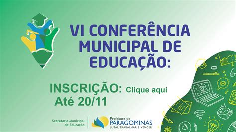 Vi Conferência Municipal De Educação De Paragominas Prefeitura