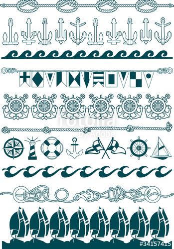 Nautical Border Vector at Vectorified.com | Collection of Nautical ...