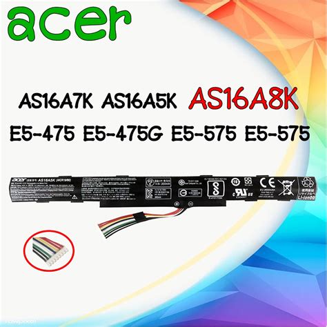 Acer Internal Laptop Battery As16a5k For Original Acer E14 E5 476g