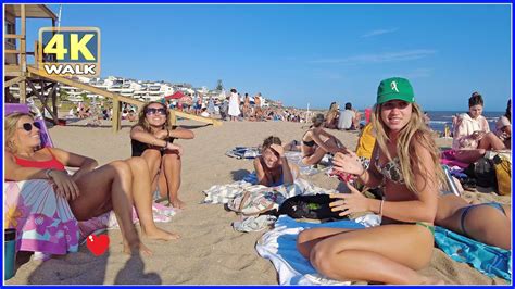 4KWALK In Uruguay BIKINI Beach Punta Del Este AMAZING YouTube