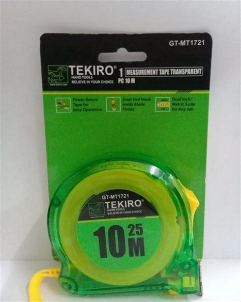 Jual Tekiro Meteran Roll M Transparan Tekiro Alat Ukur M Gt Mt