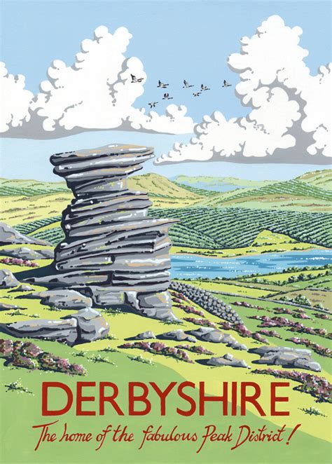 Salt Cellar Rock, Derwent Edge, Derbyshire Art Print by Kelly Hall ...