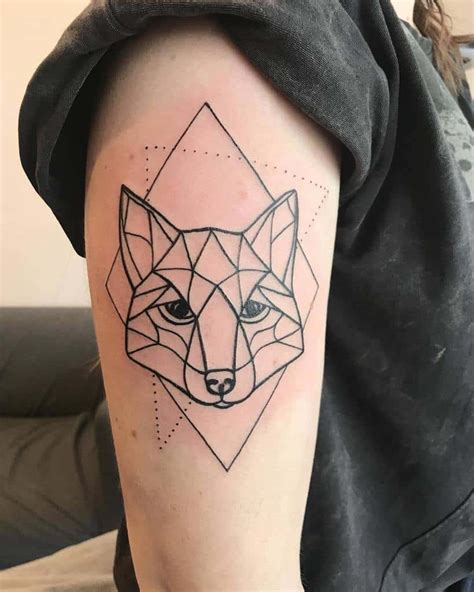 Top 59 Best Geometric Fox Tattoo Ideas 2021 Inspiration Guide