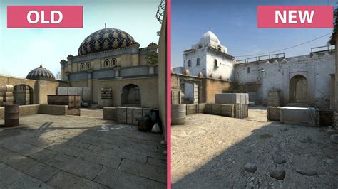 Csgo Dust 2 Old Vs New Graphics Comparison With Frame Rate 4k Uhd