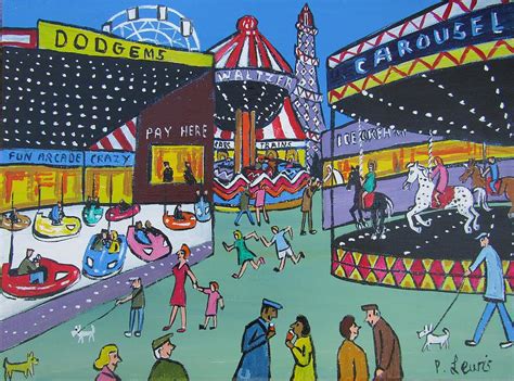 All The Fun Of The Fairground Painting By Phil Lewis