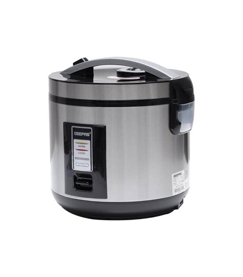 Geepas GRC4330 Rice Cooker 1 8L Stainless Steel