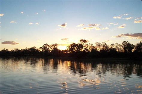 Longreach Thomson River Sunset 2 Longreach Tourist Park