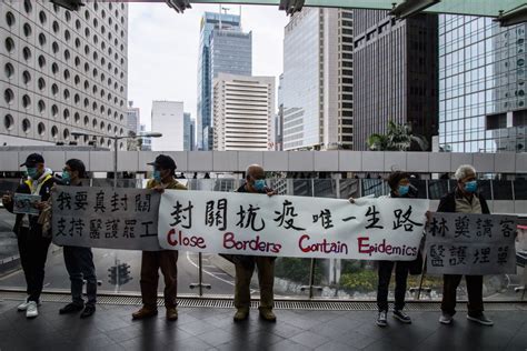 武漢肺炎 香港現首例死亡病例 港人籲全面封關 林鄭月娥 中共肺炎疫情 醫護人員罷工 新唐人电视台