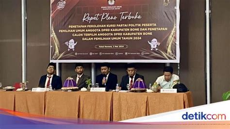 Kpu Bone Tetapkan 45 Anggota Dprd Terpilih 2024 2029 Ini Daftar Lengkapnya