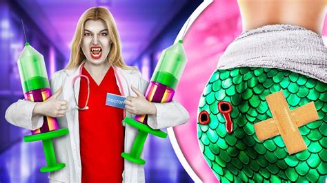 Vampire Vs Mermaid In A Hospital Princess Became A Vampire Youtube