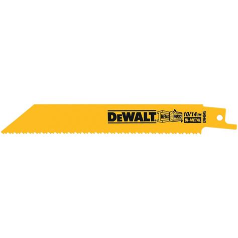 Dewalt 1014 Teeth Per Inch 34 In Ht Reciprocating Saw Blade