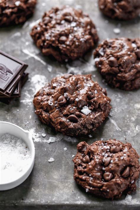 Dark Chocolate Cookies Chewy And Decadent Wellplated