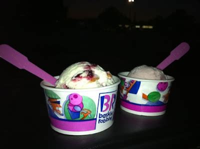 Triple Scoop Desserts Baskin Robbins Baseball Nut Ice Cream