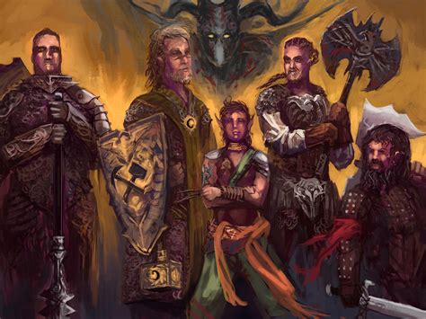 Dungeons and Dragons Party by DarnisArt on DeviantArt