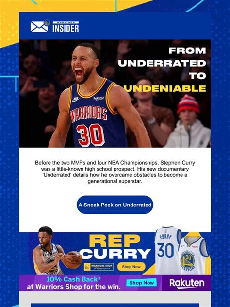 Golden State Warriors Stephen Curry From Underrated To Undeniable 👌