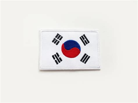 1x South Korean Flag Patch Republic of Korea Asia Asian | Etsy