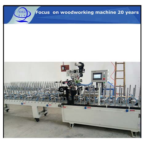 Woodworking Wood Profile Wrapping PVC And Veneer Laminating Machine