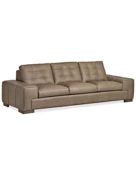 Modern sofa in lux leather