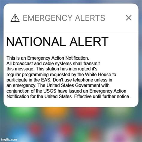 Emergency Action Notification Imgflip